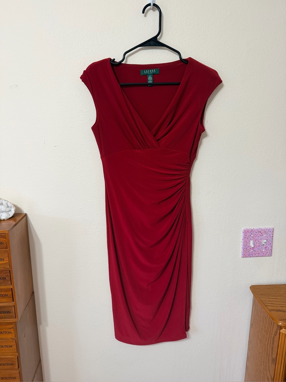 Ralph Lauren red dress size 2